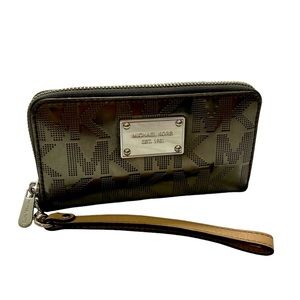 Michael Kors Wristlet Wallet - Bronze Color